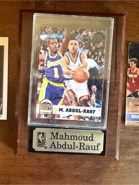 Mahmoud Abdul-Rauf (previously known as Chris Jackson) Denver Nuggets 3 piece